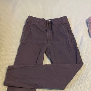 Boys size 7 dark grey casual pants.